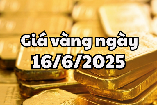 Dự báo giá vàng ngày mai 16/6/2025 cơn rung chấn mới sắp đến
