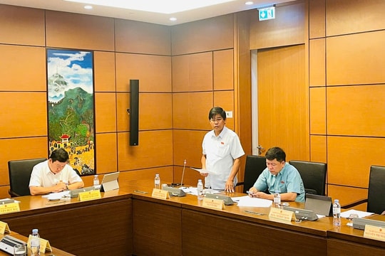 Đại biểu Quốc hội tỉnh Quảng Nam góp ý dự thảo Luật Đường sắt (sửa đổi)