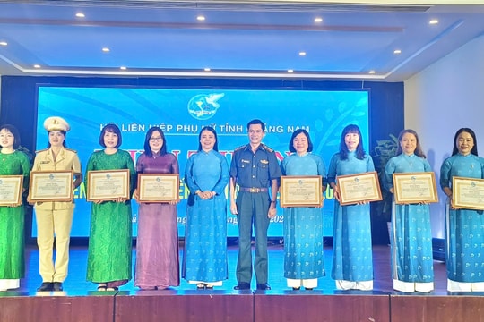 Hội LHPN tỉnh Quảng Nam tuyên dương 148 điển hình tiên tiến trong phong trào thi đua