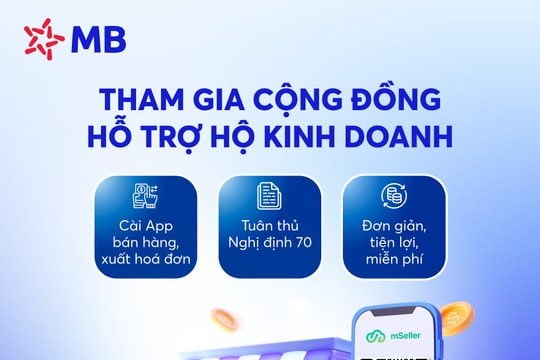 MB chính thức tặng miễn phí: App quản lý bán hàng, xuất hóa đơn điện tử chỉ cần điện thoại