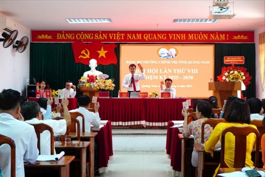 Đảng bộ Trường Chính trị tỉnh Quảng Nam tổ chức Đại hội lần thứ VIII (nhiệm kỳ 2025 - 2030)