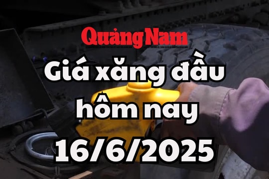 Giá xăng dầu hôm nay 16/6/2025: Xăng RON 95-V giữ mức cao nhất