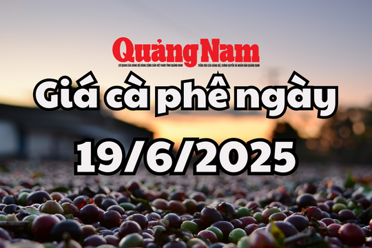 Giá cà phê hôm nay 19/6/2025 ở trong nước mất mốc 110.000 đồng/kg