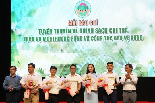 5 tác phẩm đoạt Giải báo chí chuyên đề về chi trả dịch vụ môi trường rừng và công tác bảo vệ rừng