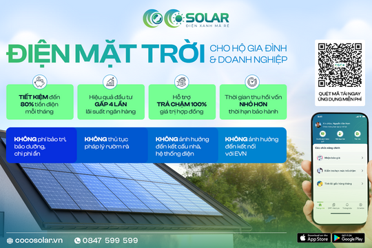 Điện mặt trời - Giải pháp tiết kiệm điện bền vững cho hộ gia đình
