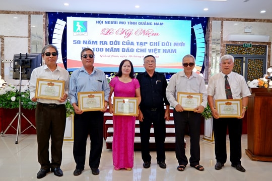 Hội Người mù tỉnh kỷ niệm 50 năm ra đời Tạp chí Đời Mới