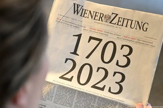 Chuyện thú vị về Wiener Zeitung, tờ báo in lâu đời nhất thế giới
