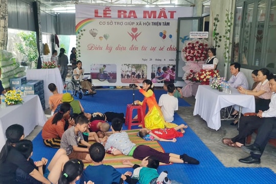 Phú Ninh: Ra mắt cơ sở trợ giúp xã hội dành cho trẻ khuyết tật