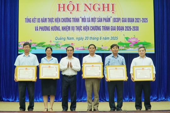 Quảng Nam có 546 sản phẩm OCOP từ 3-5 sao