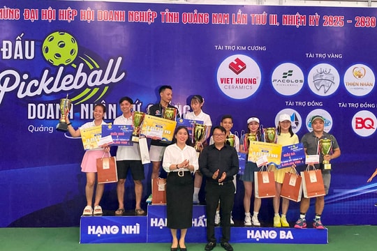Bế mạc giải Pickleball Doanh nhân xứ Quảng