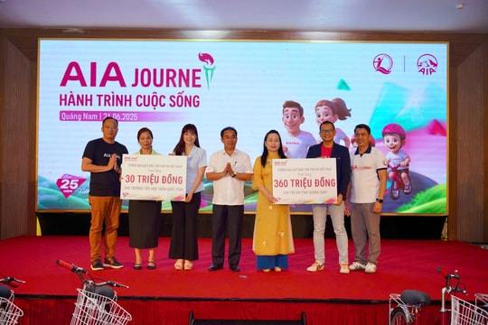 AIA Việt Nam tiếp tục chương trình Hành trình cuộc sống tại Quảng Nam