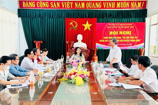 Thăng Bình gắn kết lịch sử và văn hóa địa phương trong trường học