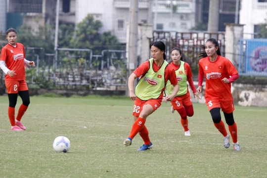 Đội tuyển nữ Việt Nam nỗ lực chuẩn bị vòng loại Asian Cup 2026