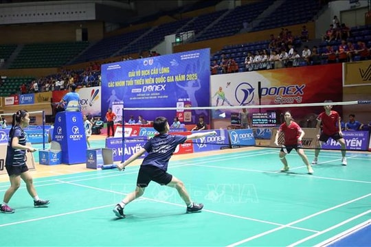 Hơn 650 vận động viên tranh tài Vô địch Cầu lông các nhóm tuổi thiếu niên quốc gia