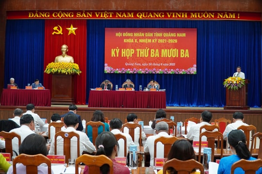 Khai mạc Kỳ họp thứ 33, HĐND tỉnh Quảng Nam (khóa X): Xem xét, quyết định nhiều nội dung quan trọng trước khi hợp nhất tỉnh