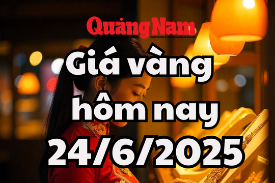 Giá vàng hôm nay 24/6/2025: Vàng SJC "án binh bất động", xung đột Mỹ-Iran "thổi giá"