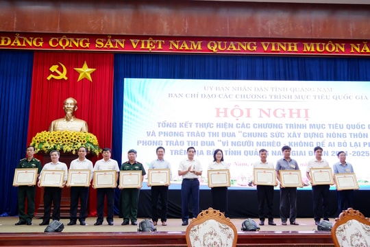 Quảng Nam triển khai đồng bộ các chương trình mục tiêu quốc gia