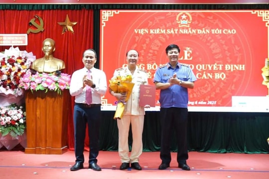Công bố chức danh viện trưởng, phó viện trưởng Viện Kiểm sát nhân dân thành phố