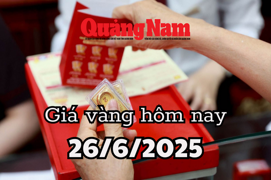 Giá vàng hôm nay 26/6/2025: SJC xé rào tăng kịch trần, sát đỉnh 120 triệu, vàng thế giới lại thêm nhiệt