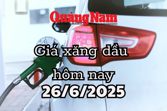 Giá xăng dầu hôm nay 27/6/2025: E5RON92 tăng 280 đồng, dầu diesel nhảy 551 đồng