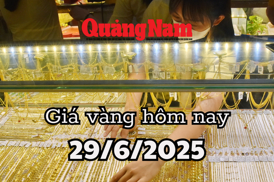 Giá vàng hôm nay 29/6/2025: Trong nước sát mốc 200 triệu, vàng thế giới cách xa mốc 3300 USD
