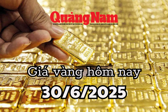 Giá vàng hôm nay 30/6/2025: SJC án binh trước bão giá, chờ kỳ tích, vàng thế giới hụt hơi