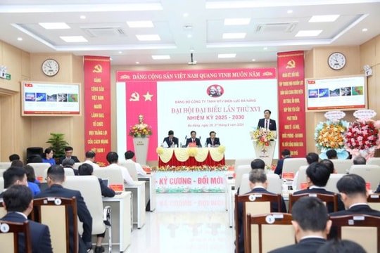 Đại hội đại biểu Đảng bộ Công ty TNHH MTV Điện lực Đà Nẵng lần thứ XVI, nhiệm kỳ 2025-2030: Đoàn kết - Kỷ cương - Đổi mới - Phát triển