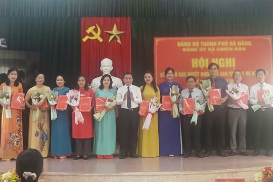 Đảng ủy xã Chiên Đàn thành lập 38 chi, đảng bộ trực thuộc