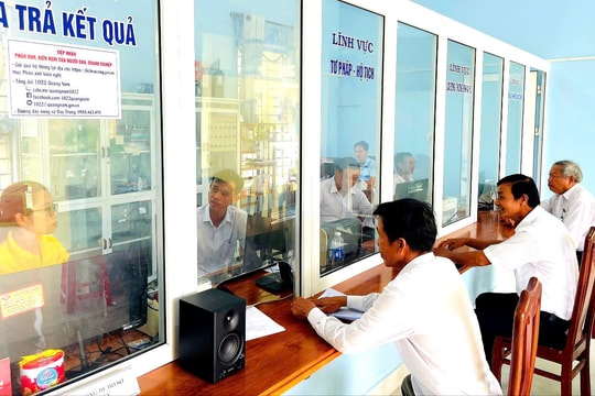 Vận hành Trung tâm phục vụ hành chính công ở xã Thu Bồn và Duy Xuyên: Công dân hài lòng