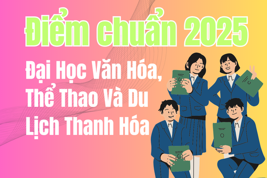 Điểm chuẩn Đại Học Văn Hóa, Thể Thao Và Du Lịch Thanh Hóa 2025