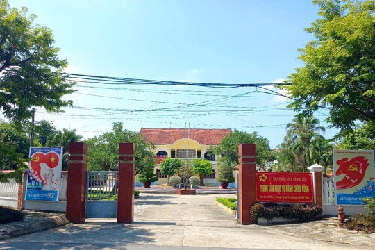 Công bố  trụ sở làm việc của nhiều xã mới