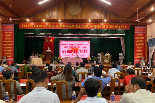 HĐND các xã Đông Giang, Đại Lộc tổ chức kỳ họp lần thứ nhất