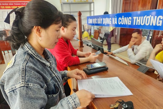 Thành lập Tổ ứng cứu và nghiệp vụ giải quyết thủ tục hành chính phường Bàn Thạch