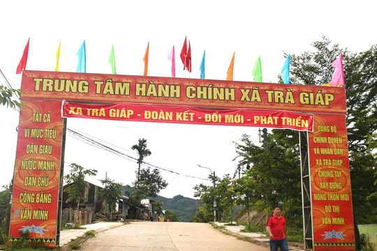 Xã vùng cao Trà Giáp bắt nhịp công việc mới