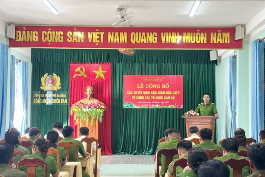 Công an xã Chiên Đàn khẩn trương triển khai nhiệm vụ công tác