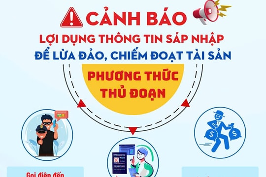 Cảnh báo tình trạng lợi dụng thông tin sáp nhập đơn vị hành chính để lừa đảo