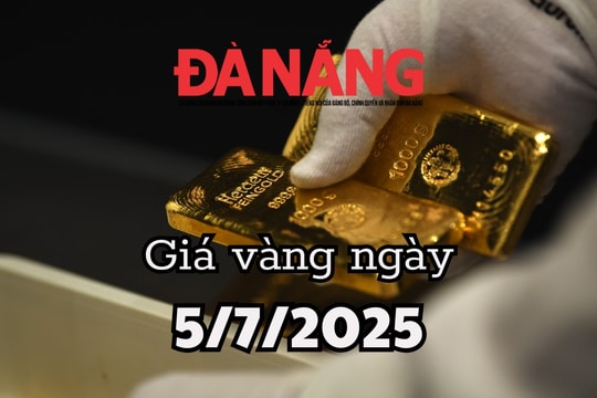 Tin tức, dự báo giá vàng ngày mai 5/7/2025 giá vàng SJC và thế giới 'so kè' chênh lệch