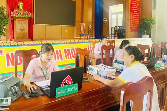 Phòng giao dịch Ngân hàng Chính sách xã hội Duy Xuyên đảm bảo thông suốt nguồn vốn tín dụng