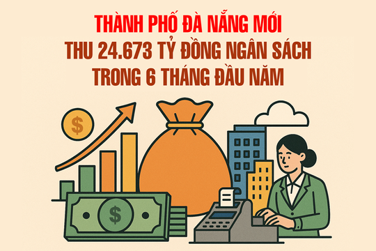 Thành phố Đà Nẵng mới thu 24.673 tỷ đồng ngân sách trong 6 tháng đầu năm
