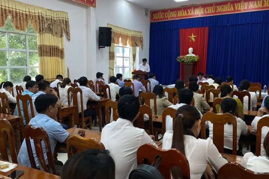 Xã Nông Sơn nhanh chóng ổn định vận hành chính quyền địa phương 2 cấp