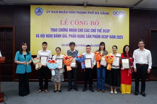 Công tác đánh giá, phân hạng sản phẩm OCOP được chia thành 2 cấp