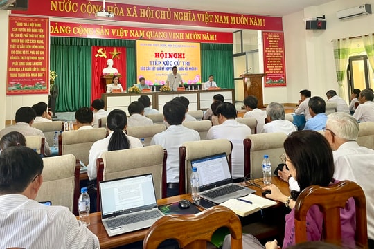 Đoàn đại biểu Quốc hội TP.Đà Nẵng tiếp xúc cử tri phường Quảng Phú