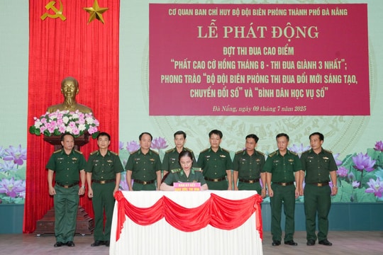 Bộ đội Biên phòng thành phố Đà Nẵng phát động đợt thi đua cao điểm