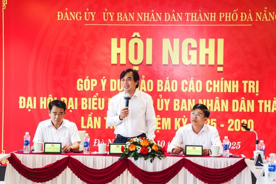 Góp ý dự thảo báo cáo chính trị Đại hội Đảng bộ UBND thành phố, nhiệm kỳ 2025-2030