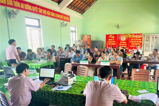 Phòng giao dịch Ngân hàng chính sách xã hội Thăng Bình duy trì 20 điểm giao dịch