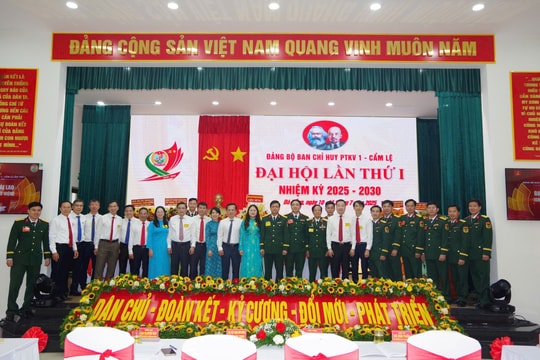 Đại hội Đảng bộ Ban chỉ huy phòng thủ khu vực 1 - Cẩm Lệ lần thứ I