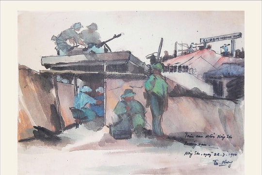 Ký ức chiến trường khu V qua tác phẩm ký họa