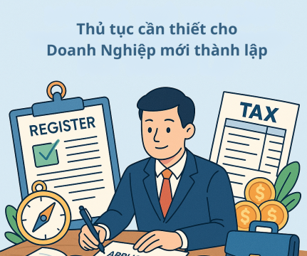 Một số thủ tục cần thiết cho doanh nghiệp mới thành lập