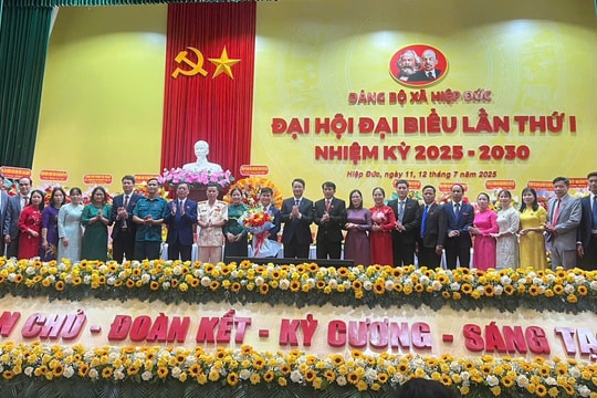 Đại hội Đảng bộ xã Hiệp Đức lần thứ nhất nhiệm kỳ 2025 - 2030
