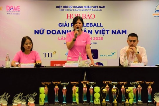 Ngày 24/7, tại Đà Nẵng diễn ra giải Pickleball Nữ Doanh nhân Việt Nam